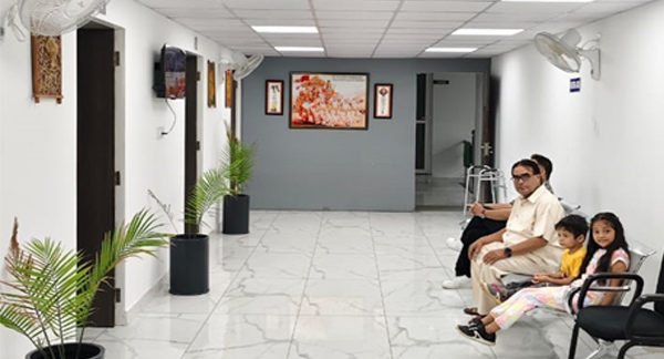 wating area All is Well Hospital